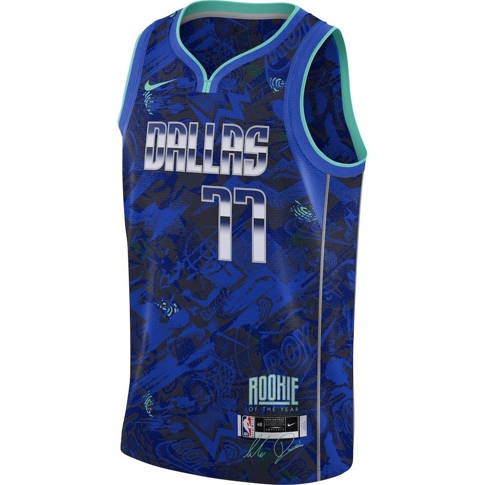 Authentic Nike Dallas Mavericks Luka Doncic Select Series Jersey Kids Size XL